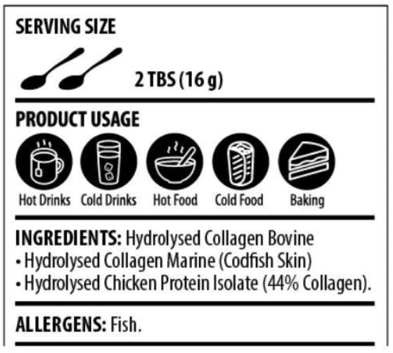 The Harvest Table Multi Collagen Powder 450g